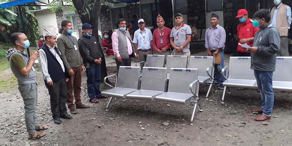 मुक्तिनाथ विकास बैंकद्वारा विभिन्न संस्थालाई आर्थिक सहयोग